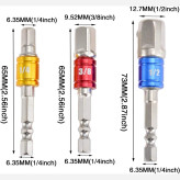 ست رابط بکس سر دریلی 3 عددی