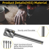 فرز فرم انگشتی (HSS) ست 10 عددی