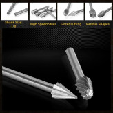 فرز فرم انگشتی (HSS) ست 10 عددی