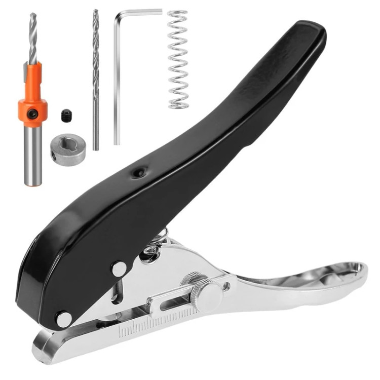 انبر پانچ نوارPVC (ام دی اف)+مته خزینه A10161