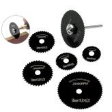 ست 6 عددی صفحه برش HSS فرز انگشتی با دنباله A1080-1081