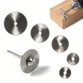 ست 6 عددی صفحه برش HSS فرز انگشتی با دنباله A1080-1081