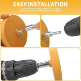 نمای کلی چسب پاک کن لاستیکی سر دریلی A10113