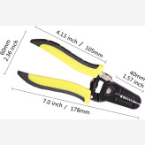 نمای کلی انبر سیم لخت کن دستی 7 اینچ A10232-A10233