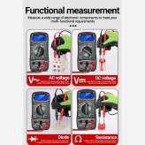 مولتی متر دیجیتال ANENG XL830L | تست hFE ترانزیستور | A10246