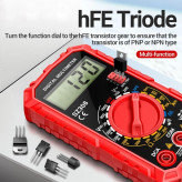 مولتی متر دیجیتال SZ308 | تست ترانزیستور A10245 | hFE